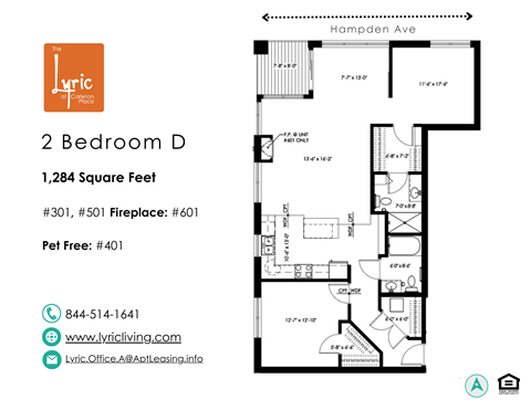 a floor plan of 2 bedroom apartment